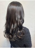 グレージュカラー 透明感カラー 艶髪 髪質改善 20代
