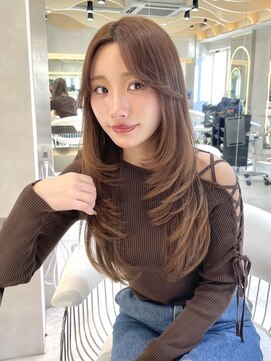 ロンド レグリーズ 立川(Lond leglise) 大人ガーリー/似合わせカット/ミディアムレイヤーカット/立川