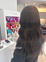 アヴァンス 広島本通店(AVANCE.)&nbsp;着物ヘア/ダークアッシュ/ミディアムレイヤーカット/広島