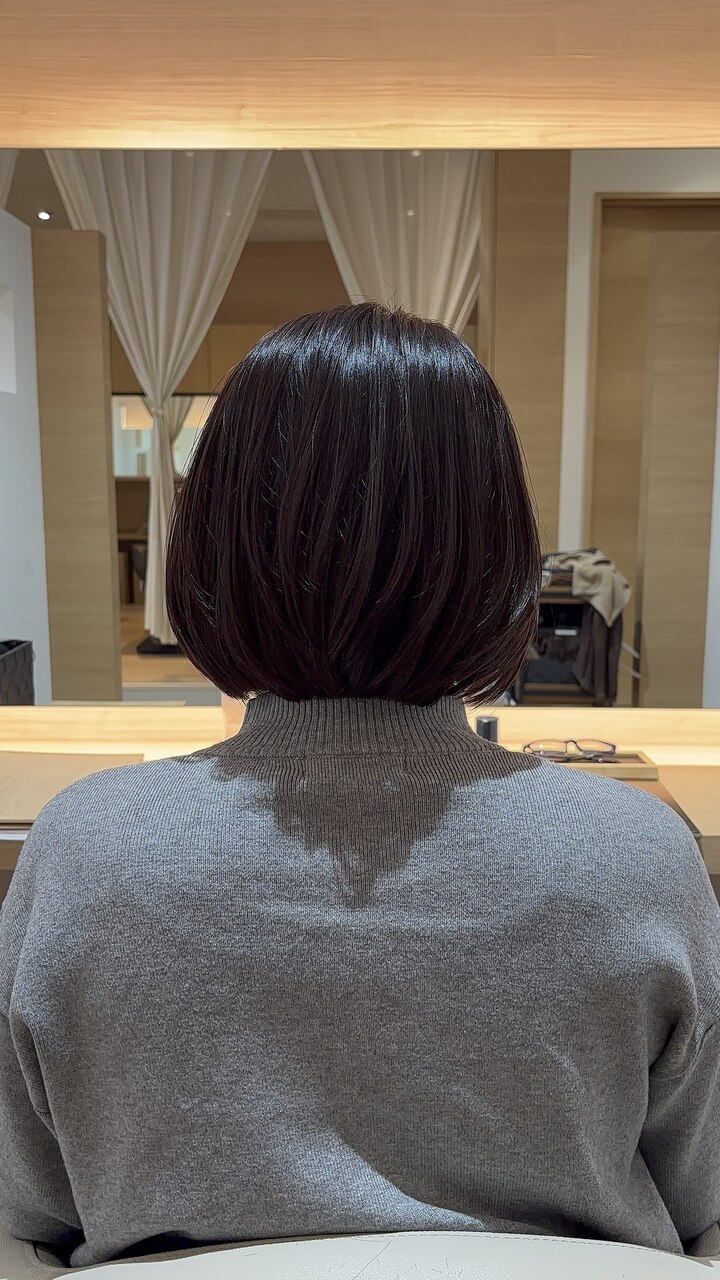 【白髪染め】オーガニックカラー＋カット＋髪質改善TR\20000→\8000