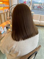 ユラギフロムユイマァル 水島店(YURAGI from YUIMARL)&nbsp;ブリーチなしダブルカラー20代30代40代オリーブベージュ