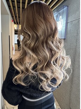 ラピス 名古屋駅前店(Lapis) エクステでグラデーション