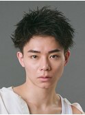 スパイキーショート/アップバング/フェード/mem's/眉毛