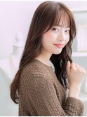 ミルクグレージュブリーチなし韓国巻き顔周りカットc8上尾20代