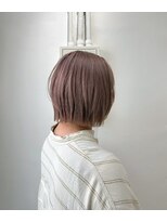 ミュー(Mu)&nbsp;モーヴベージュ　ブリーチカラー　ダブルカラー