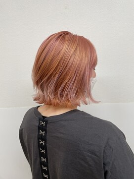 ノット(KNOTT) ハッシュカット/グレージュ/デザインカラー/松戸