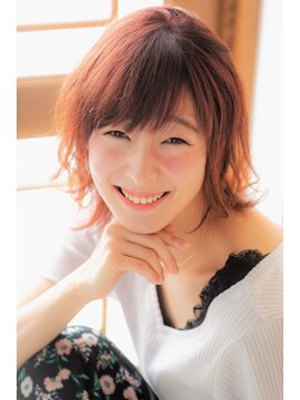 グラニュー(granew) マーメイドアッシュエフォートレス斜めバングハニーヘア