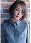 洗練された大人可愛い×自然に揺れるボブ