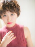 *mod's姪浜*…個性的ルーズカールの小顔マニッシュショートd