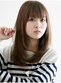 ふんわりワンカール×セミロングで安定した好印象を手に入れて☆