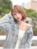 【ALBA千葉将大】ハイトーンナチュラルボブ【三鷹】