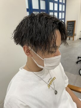 ジーニー 横浜(giinii) ツイストスパイラル　かき上げヘア