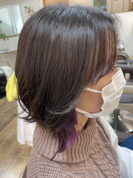 ヘアーゾーン ハチマルハチ 登戸駅前店(Hair Zone 808) インナーカラー
