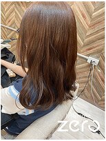 ヘアメイクゼロ 坂戸駅前店(hairmake zero)&nbsp;ピンクブラウン　トーンアップ