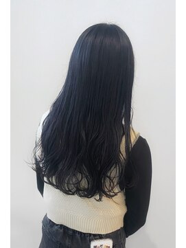 ゴーズゴードットビー 吉祥寺(go s go .b) 波巻きロングブルーブラック【吉祥寺】【イルミナカラー】