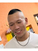 ピシャッとニ代目銀二郎&nbsp;スキンフェードカット【広島/理容室/バーバー】