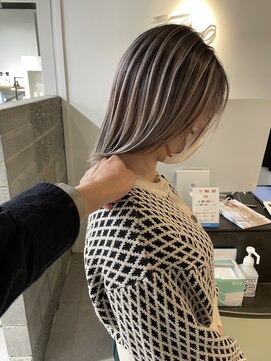 タオ 河原町(Tao) ボブとバレイヤージュ