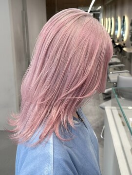 ソル ジングウマエ(SOL JINGUMAE) ダブルカラーピンクベージュベージュカラーケアブリーチレイヤー