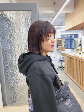 バド(bado) ボブ×レッドカラー