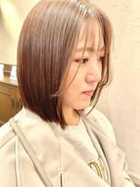 イマージュ ドゥ タンジェ image de tanger ぱつっとボブ