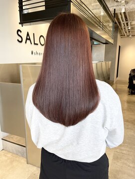 サロウィン 池袋(SALOWIN) パヤ毛うねり改善 × 美髪縮毛矯正 × ピンクパープル #120