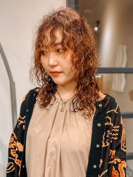 ヴヴ(Bub) wave perm/ウェーブパーマ 前髪パーマ ベージュ