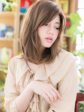 カバーヘアアンドスパ ブリス 浦和(COVER HAIR&SPA bliss) 外国人風小顔バレイヤージュ顔周りレイヤーc5浦和20代30代40代