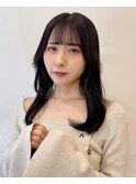 美髪レイヤーロングくびれワンカールハッシュカット