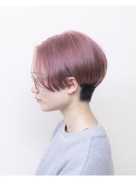 ルプラ ガーデン(le-pla garden) ピンクベージュ#刈り上げ#ケアブリーチ#ダブルカラー#豊橋#豊川