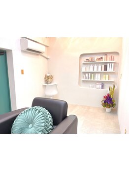 プライベート空間で周りを気にせず、ゆったりとした自分だけのサロンタイムをお過ごしください…♪