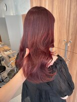 ガリカ 博多(Gallica)&nbsp;【長まなみ】ブリーチなしでつくるレッドカラーレッドブラウン