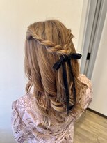 ストーリア 川崎店(STORIA)&nbsp;ゆるふわハーフアップ