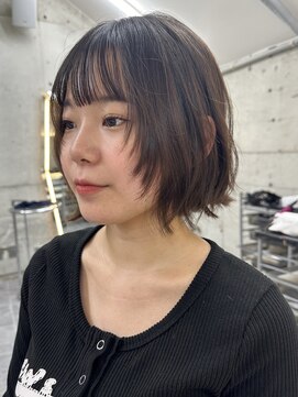 サイン 渋谷(SIGN) 10代/20代/タッセルボブ/透明感カラー