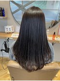 髪質改善ストレート×ロングスタイル