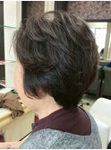 ミセス ふんわりやわらかエレガンスショート 白髪染め
