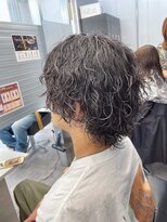メンズサロン キング 梅田店(Men’s salon K!ng)&nbsp;波巻きツイストスパイラルパーマ/フェザーパーマ/眉毛/メンズ