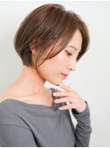 ショートボブ/レイヤーカット/透明感カラー/美シルエット