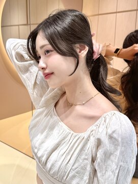 グロー 大宮(GLROW) 美髪縮毛矯正/ブリーチなしダブルカラー/髪質改善/顔まわり