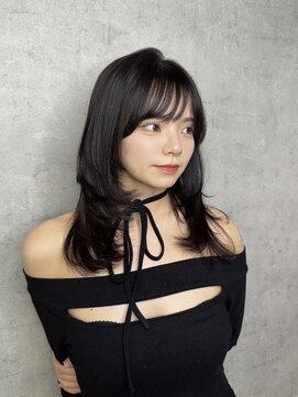 リンクエン(Link enn) 【ミディアムレイヤー】レイヤーカット/韓国ヘア/髪質改善