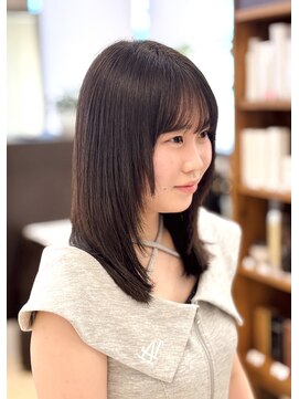 ヴィサージュ ギンザ VISAGE GINZA シースルーバング×サラつやロブ