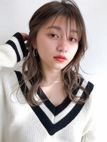 セイドット オモテサンドウ(Say. omotesando)&nbsp;Say.ミディアムレイヤーロングハイレイヤーヘーゼルグレージュ