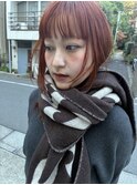 ブリーチなしダブルカラーアプリコットオレンジレッドピンク韓国