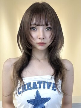 アイトーキョーエス 渋谷(AI TOKYO S) ハッシュカット/ケアブリーチ/ブラウンカラー/シャギーレイヤー