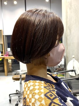 エリマ 調布(elima) 調布ダブルカラーマッシュショートカットミルクティーベージュ