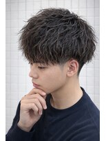 ゼロスバーバー(0's BARBER SHOP)&nbsp;ツイストスパイラル/メンズパーマ/爽やか/ビジネス/ツイスパ