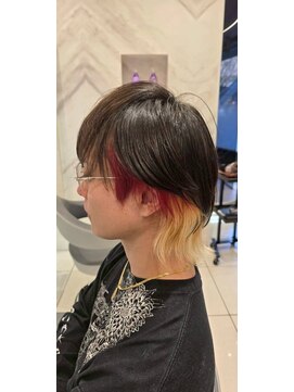 アース 千葉店(HAIR&MAKE EARTH) インナーカラーレッド