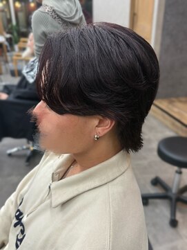 コク 千葉駅西口(COQU) ニュアンスパーマ/ボルドー【楓】