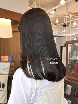 テテ ニコ(tete nico) lavender brown / 透明感カラー