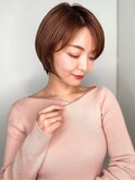 ミルクティーピンクマッシュボブショートp1北浦和20代30代40代