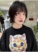 20代30代春◎韓国風レイヤーボブ×顔周り